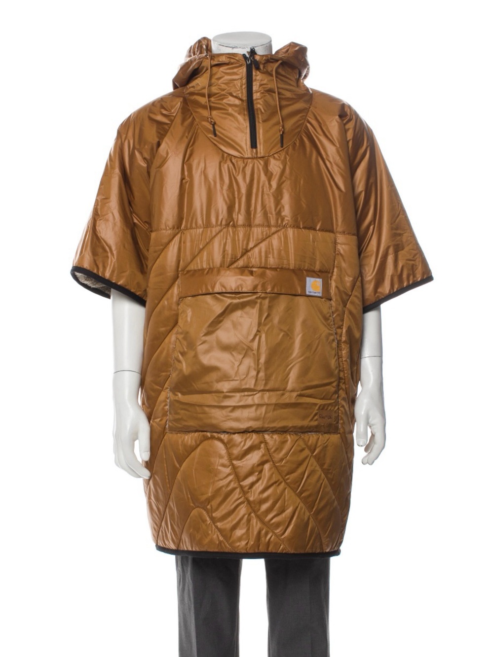 Rumpl X Carhartt WIP Copper Brown Quilted Hooded